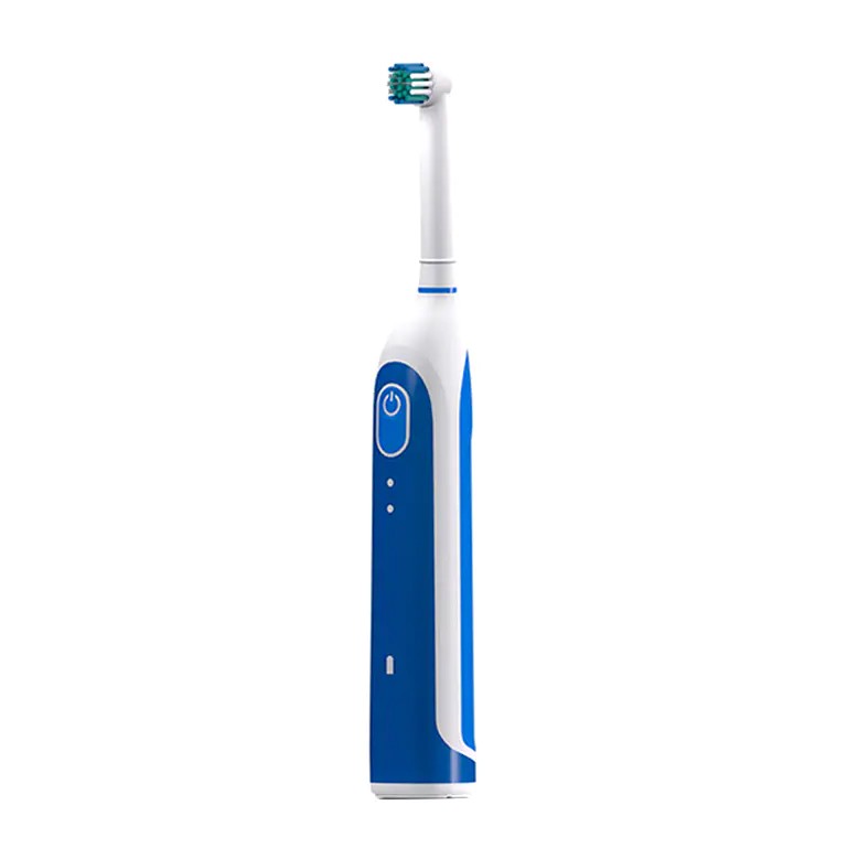 ¿Cómo ayuda el diseño especial del cepillo recargable oscilante a evitar perder ciertas áreas de dientes?
